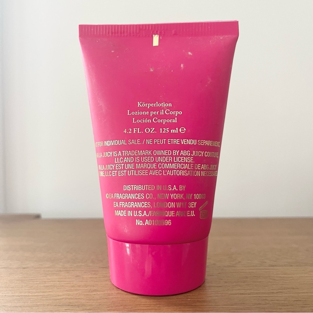 Juicy Couture Viva La Juicy Body Lotion 4.2 Fl Oz About 50% Full - Picture 2 of 2